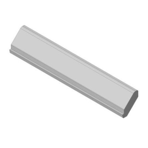 Šamotová deska přední KV DYNAMIC 2G 66. 50. 13 B 